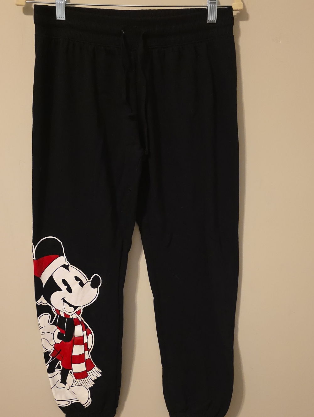 Disney Mickey Mouse Christmas Fleece Jogger Pajama Pants